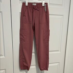 Girls Jogger Pants in Maroon
